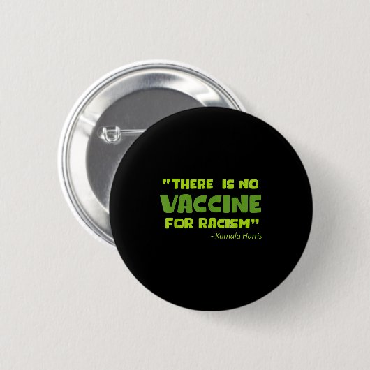 Impfstoff Funny Spaß Graphic Kamala Harris Quote Button (Vorne & Hinten)