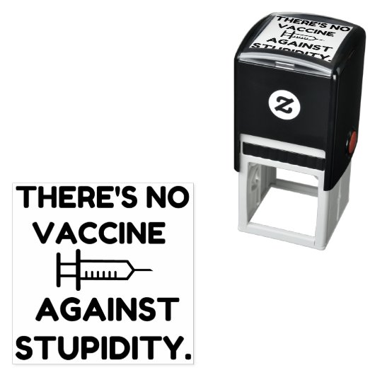 Impfstoff gegen Stupidität Permastempel (Beispiel)