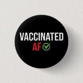 Impfstoff, geimpfte AF Button (Vorderseite)