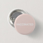 Impfstoff, rot-rosa Button (Vorne & Hinten)