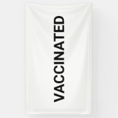 Impfstoff, Schwarz-weiß anpassbar Banner (Vertikal)