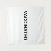 Impfstoff, Schwarz-weiß anpassbar Wandteppich (Vorderseite (Horizontal))