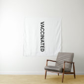 Impfstoff, Schwarz-weiß anpassbar Wandteppich (Beispiel (Horizontal))