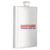 Impfstoff-Stolz-Gay-Regenbogenfarben Flachmann (Rechts)