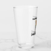 Impfstoff und fertig zum Party - Bierglas Glas (Rechts)