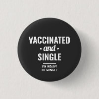Impfstoff und Single Funny Typografy