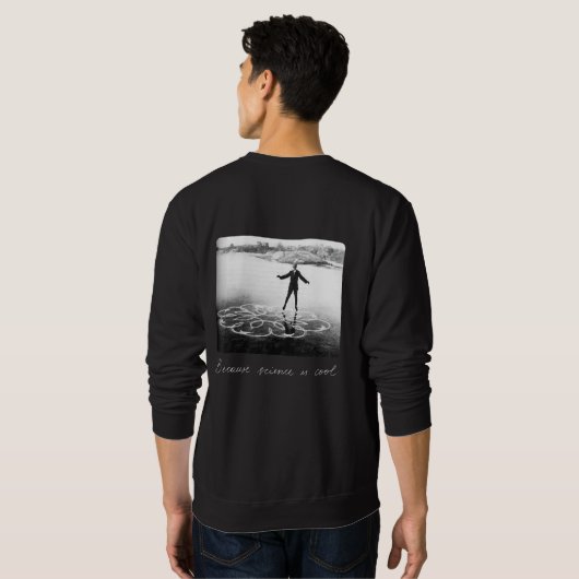 Impfstoff (weil die Wissenschaft Cool ist) Sweatsh Sweatshirt (Schwarz voll)