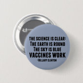 Impfstoffarbeit Button (Vorne & Hinten)