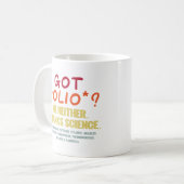 Impfstoffe arbeiten dank Wissenschaftlichen Epidem Kaffeetasse (Vorderseite Links)