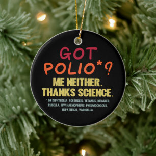 Impfstoffe arbeiten dank Wissenschaftlichen Epidem Keramik Ornament