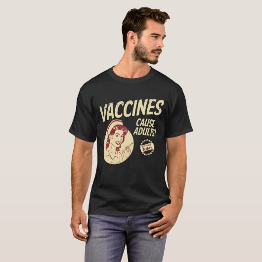Impfstoffe verursachen Erwachsene lustige Vaxxer-I T-Shirt (Vorne ganz)