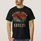 Impfstoffe verursachen Erwachsene T-Shirt (Vorderseite)