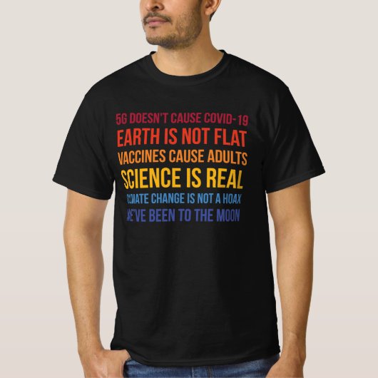 Impfstoffe Wissenschaftlicher Klimawandel real 5G T-Shirt (Vorderseite)