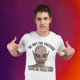 IMPFSTOFFE ZOMBIE HORROR ANTI-VAX T - SHIRT