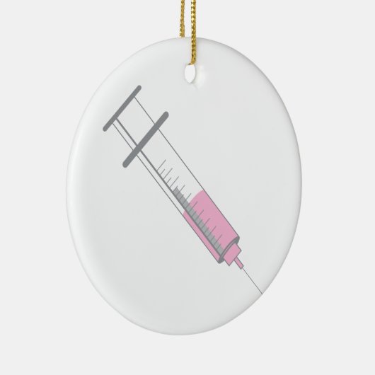 Impfstoffnadel Keramik Ornament (Rechts)