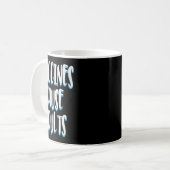 Impfte Funny Spaß Grafische Erwachsene Joke Quote Kaffeetasse (Vorderseite Links)