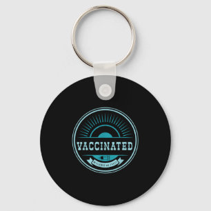 Impfte Funny Spaß Grafischer Joke Quote Vaccinat Schlüsselanhänger