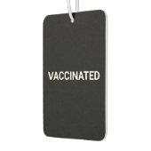 Impfte, Schwarz-weiße, individuell anpassbare Auto Autolufterfrischer (Links)