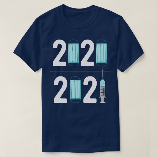 Impfung 2021 T-Shirt (Design vorne)