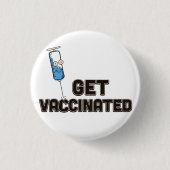 Impfung erhalten button (Vorderseite)