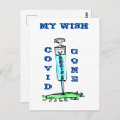 Impfung erhalten postkarte (Vorne/Hinten)