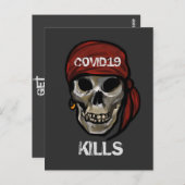 Impfung erhalten postkarte (Vorne/Hinten)