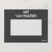 Impfung erhalten postkarte (Rückseite)