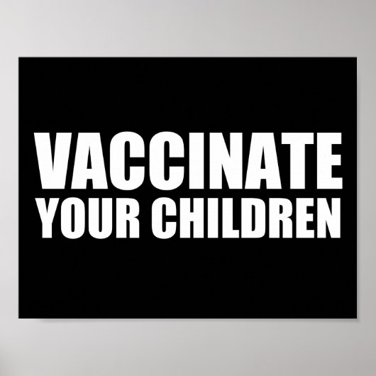Impfung Ihrer Kinder Poster (Vorne)