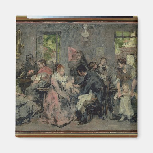 Impfung im ländlichen Raum Magnet (Vorne)