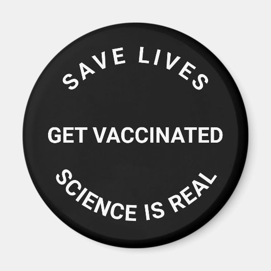 Impfung, Naturwissenschaften sind real, Leben cool Magnet (Vorne)