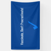 Impfung, nicht aufschieben banner (Vertikal)