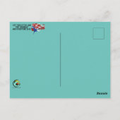 IMPFUNG und ABDECKUNG durch ein Fenster Postkarte (Rückseite)