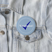 Impfung von Baby Blue mit dunkelblauer Markierung Button (Beispiel)