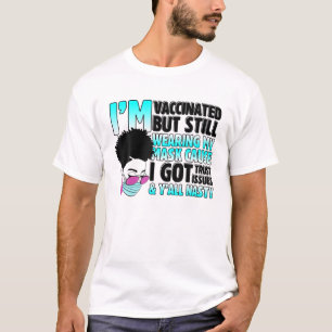 IMPFUNGEN, aber immer noch meine Maske tragen, Y's T-Shirt