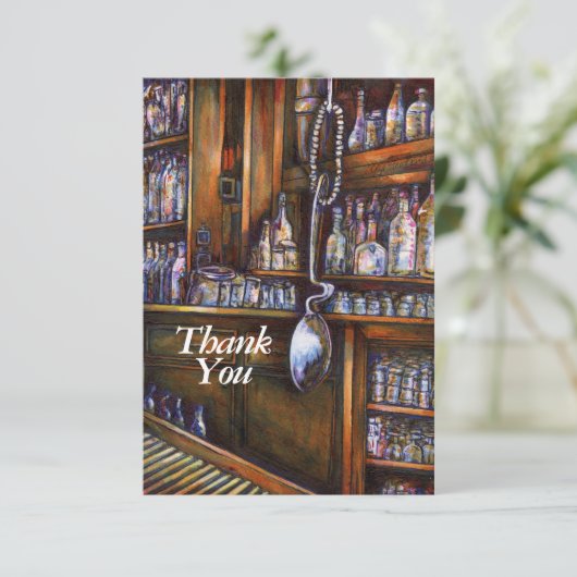 implizit verstanden dankeskarte (Stehend Vorderseite)