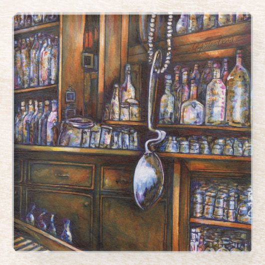 implizit verstanden glasuntersetzer (Vorderseite)