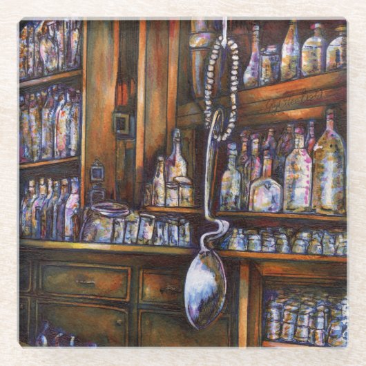 implizit verstanden glasuntersetzer (Vorderseite)