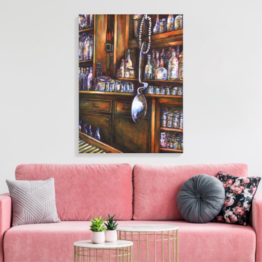 implizit verstanden leinwanddruck (Insitu (Wohnzimmer))