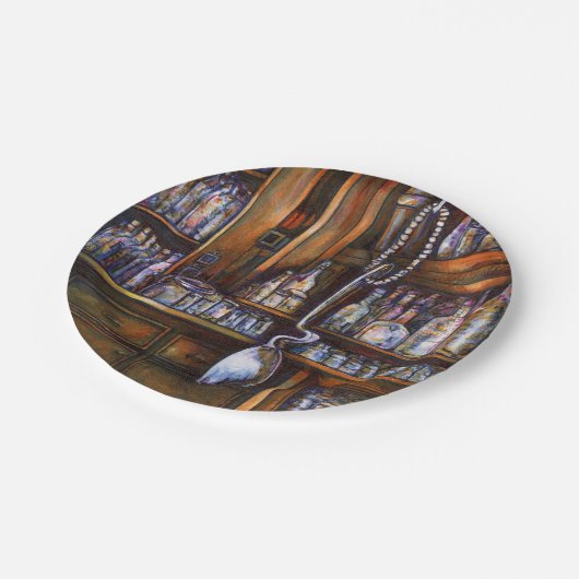 implizit verstanden pappteller (Schrägansicht)