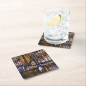 implizit verstanden rechteckiger pappuntersetzer (Vor Ort)