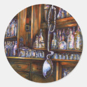 implizit verstanden runder aufkleber (Vorderseite)