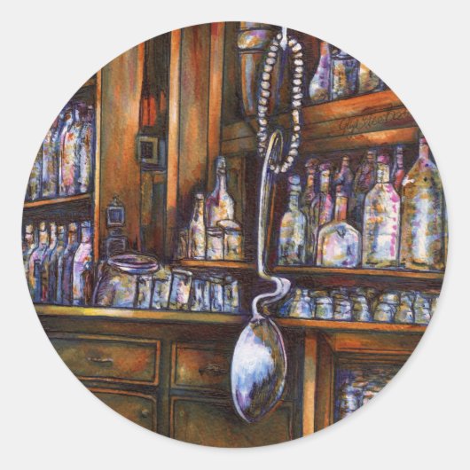 implizit verstanden runder aufkleber (Vorderseite)