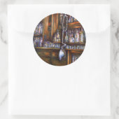 implizit verstanden runder aufkleber (Tasche)