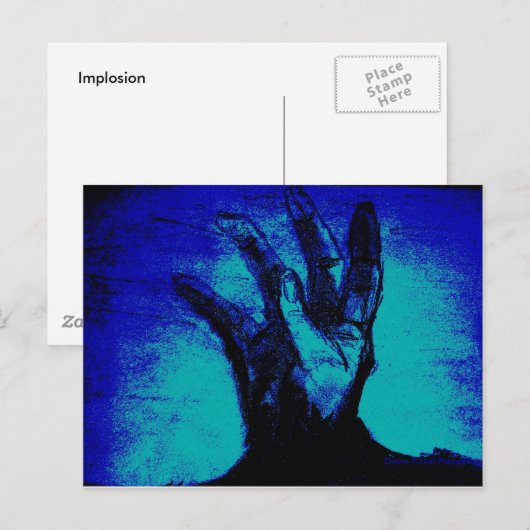 Implosionspostkarte Postkarte (Vorne/Hinten)