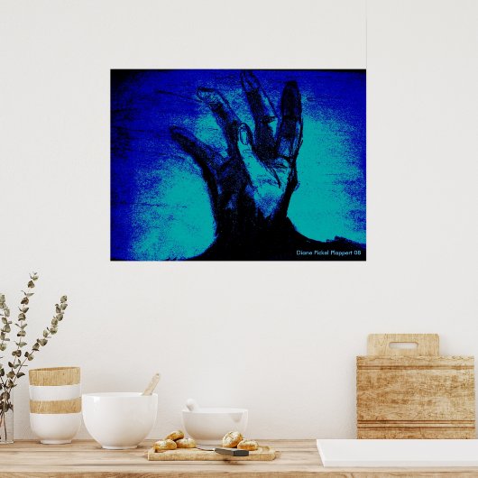 Implosionstrumpf Poster (Küche)