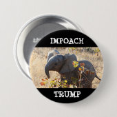 iMPOACH TRUMPF Donald- Trumpknopf Button (Vorne & Hinten)