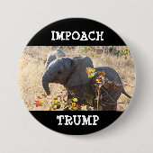 iMPOACH TRUMPF Donald- Trumpknopf Button (Vorderseite)
