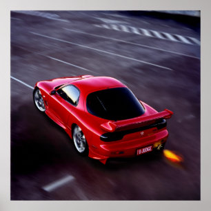 Import des Sports RX7 Poster