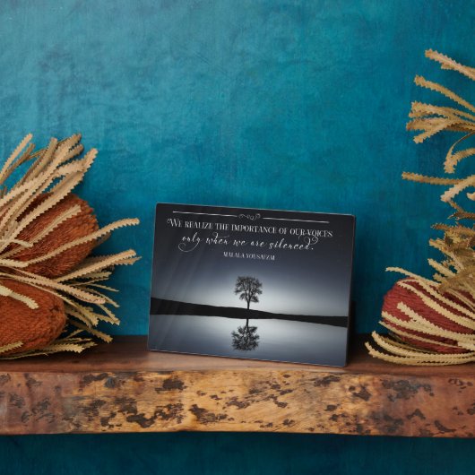 Importance Of Our Voices Fotoplatte (Seite)