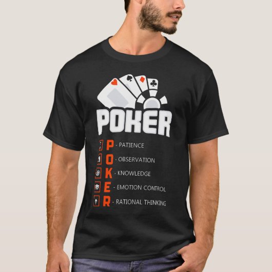 Important Traits Of Successful Poker Players T-Shirt (Vorderseite)